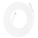 Data-кабель Hoco X93 Force PD20W 3A Type-C to Lightning 2M, White - зображення 7