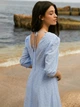 Платье миди летнее женское Seventeen 2186.6008 XXL-3XL Голубое (Sev2000000195360) - изображение 5