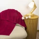 Большое банное полотенце махровое GM Textile 100х150см 400г/м2 (Бордовый) - изображение 5