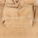 Махровое полотенце для душа GM Textile 70х140см 400г/м2 (Горчичный) - изображение 5