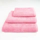 Набор махровых полотенец 3шт GM Textile 40х70см, 50х90см, 70х140см 400г/м2 (Розовый) - изображение 1