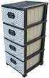 Комод пластиковий Elif з малюнком Keep Safe 4 ярусу 38*44*93(6-46-10084) - зображення 2