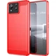 Силіконовий (TPU) чохол UniCase Carbon для ASUS Zenfone 11 Ultra - Red - зображення 1