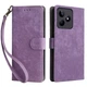 Чехол-книжка Deexe Delta Book для Realme C53 / C51 / Note 50 - Purple - изображение 1