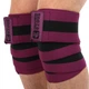 Бинты на колени для приседаний Ezous Bundled Kneecap A-10 2шт в комплекте Purple-Black - изображение 2