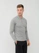 Поло длинное мужское Sol's 02087360 S Серое (3660731289876) - изображение 1