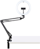 Кільцева USB LED лампа Puluz PKT3090B 10.2" зі струбциною - зображення 1