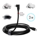 Кабель Oculus Link для Meta Quest 3, 3S, 2, Pico 4 USB 3.2, Увеличенный диаметр 4.5мм (бренд Folem) - 3 метра - изображение 1