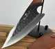 Универсальный кухонный нож шеф повара Sonmelony Santoku Kitchen 29,5 см нож топорик из нержавейки (RT4-103) - изображение 9