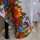 Скатерть для кухни на стол тканевая из льна прованс Цветы 150х220 см (Е05013В-3) - изображение 8