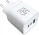 Зарядное устройство MAKE 65W 2xPD+QC White (MCW-33PWH) - изображение 2