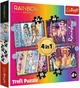 Пазли 4 в 1 Rainbow Подруги (35, 48, 54 та 70 елементів) Tref - изображение 2