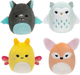 Zestaw maskotek Squishmallows Squishville Up All Night Squad 4 szt (0191726876977) - obraz 2