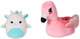 Zestaw maskotek Squishmallows Squishville Flamingo Float 2 szt (0191726467236) - obraz 2