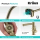 Змішувач для кухні Kraus Artec Pro KPF-1603BG - зображення 6
