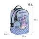 Рюкзак Kite Education Teens "Игрушечный мишка" 40х27х15 см голубой с розовым (K24-2569M) - изображение 2