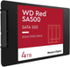 SSD диск Western Digital Red SA500 4TB 2.5" SATAIII 3D NAND TLC (WDS400T2R0A) - изображение 3