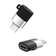 Перехідник XO NB149B microUSB to lightning Black - зображення 2
