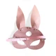 Шкіряна маска Кролика Art of Sex - Bunny mask, колір Розовий - зображення 4