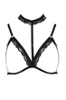 Бюстгальтер-стрепы с чокером Passion Exclusive SHELLY BRA Черный L/XL - изображение 1