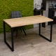 Стол для работы в стиле loft с дерева ясень ST-3220 1400/700 - изображение 8