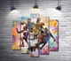 Модульная картина Баскетбольні зірки NBA 100x111 см Модуль №4 (003852) - зображення 1