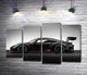 Модульная картина Чорний спорткар Porsche 911 GT3 R 80x51 см Модуль №3 (004243) - зображення 1