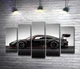 Модульная картина Чорний спорткар Porsche 911 GT3 R 130x83 см Модуль №4 (004243) - зображення 1