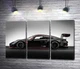 Модульная картина Чорний спорткар Porsche 911 GT3 R 102x62 см Модуль №2 (004243) - зображення 1