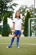 Комплект футбольной формы детский Kelme SEGOVIA бело-сине-желтый 140 см 8351ZB3158.9104 - изображение 7