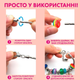 Дитячий набір для творчості для створення виготовлення браслетів та кольє з намистин 67 елементів 3 браслета 3 основи кольє дівчинці 20 шармів 40 підвісок зі скринькою в подарунковому пакеті Фіолетовий (D-2019091595) - зображення 5