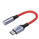 Переходник Ugreen кабель Type-C – 3.5 mm для наушников 10CM Red (AV142) - изображение 2