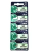 Батарейка часовая muRata/Sony SR416SW (337) 1.55V 8,3mAh 4.8x1,65mm&nbsp;серебрянно-цинковая - изображение 2