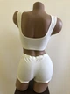 Женский комплект белья топ и трусики шорты Honey Fashion Accessories S/M молочный (2-174) - изображение 3
