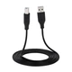 2E Кабель USB-A (AM/BM) DSTP 3м, черный - изображение 4