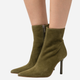 Botki damskie zamszowe Steve Madden Iyanna Bootie SM11002278-375 37 23 cm Oliwkowe (8720857114423) - obraz 2