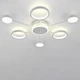 Люстра потолочная светодиодная LED Light House SY-19501/3+3+1 WH D740*H80 126W PULT DU белая - изображение 1
