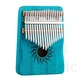 Калимба Hluru Huashu KHS17 Small Sun Poplar Blue (17 язычков, тополь, уменьшенная) - изображение 1