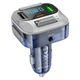 Автомобильный FM модулятор Hoco E75 30Wmax (QC3.0 + 2 USB + TypeC+ BT5.0) Dark Blue (36349) - изображение 1