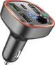 Автомобильный FM модулятор Borofone BC48 18W (QC3.0 + 2 USB + TypeC + BT5.0) Black (36239) - изображение 4