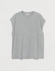 Майка H&M Ж1104668 (09790663) колір сірий L - изображение 1
