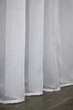 Тюль с тесьмой карандаш VR-Textil н101 Шифон однотонный Белый 500х270 см (44-030) - изображение 4