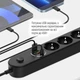 Мережевий фільтр-подовжувач ColorWay 4 розетки/4USB (Type-C PD20W + 3USB QC3.0) (45 Вт) 2 м Black (CW-CHE44PDB) - зображення 11