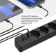 Сетевой фильтр-удлинитель ColorWay 4 розетки/3USB (2USB-A + 1 TYPE-C) (24 Вт) 5 м Black (CW-CHE435PDB) - изображение 17