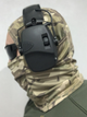 Навушники для стрільби активні тактичні Tactical Sport Army Black - зображення 4