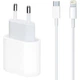 Сетевое зарядное устройство для Iphone 14 Pro Max 20W + кабель Type-C - Lightning (MHJ83ZMA/A) коробка - изображение 1