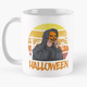 Чашка керамическая кружка с принтом Halloween Хэллоуин Белая 330 мл - изображение 1