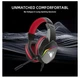 Игровые наушники с микрофоном Jedel GH269 RGB 7.1 Channel Balck-Red - изображение 5