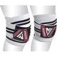 Бинти на коліна RDX K1 GYM Knee Wraps White/Black Plus - изображение 3