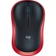 Мышь компьютерная Logitech M185 беспроводная 1000dpi Черный с красным (910-002237) - изображение 1